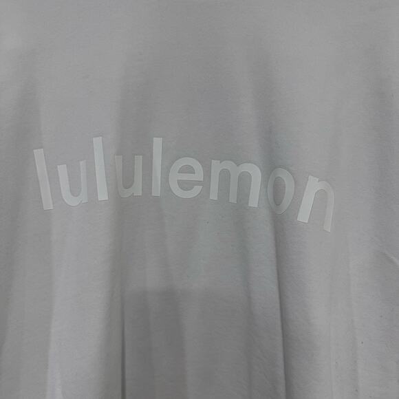 Lululemon Perfectly Oversized Graphic Crewneck Spellout White Size 4 - Picture 4 of 6